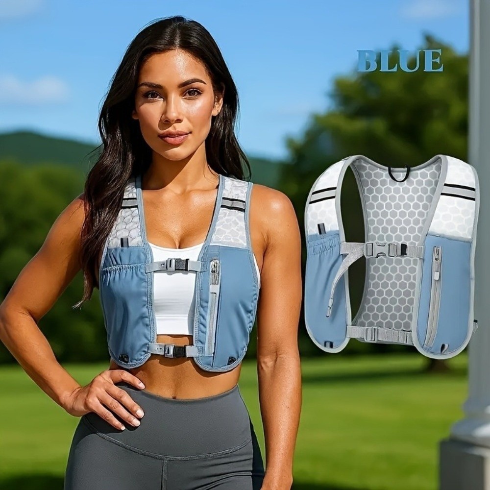 Reflective Vest Cycling - Водонепроницаемый нейлоновый жилет для бега с