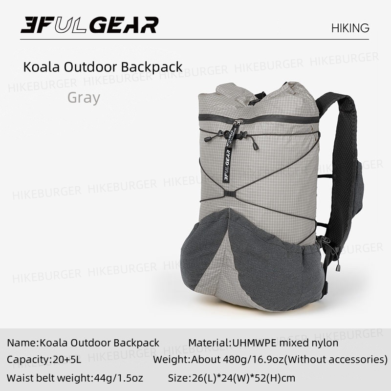 Cycling Commuter Backpack - 3F UL GEAR Koala Открытый рюкзак