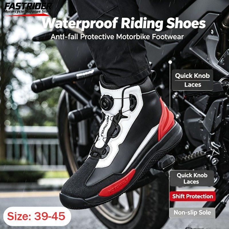 Cycling Commute Shoes - Мужские велосипедные ботинки из водонепроницаемой кожи,