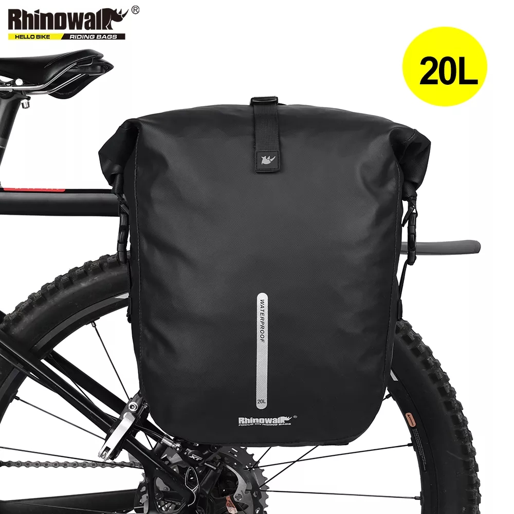 Panniers Waterproof Rear - Водонепроницаемый велосипедный рюкзак Rhinowalk, 20 л,