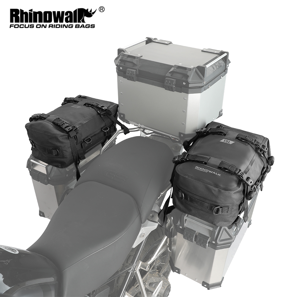 Panniers Waterproof Rear - Сумка для мотоцикла Rhinowalk, водонепроницаемая, 8-30