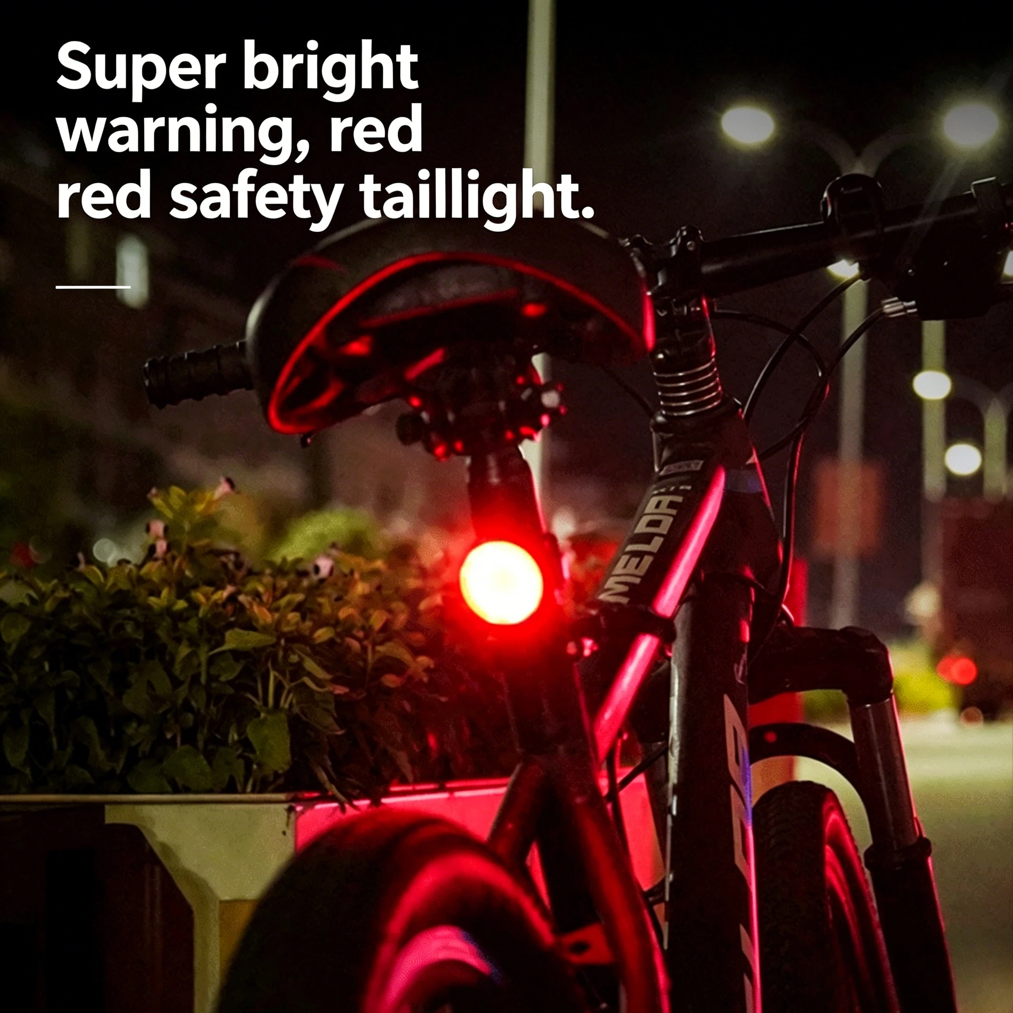 Bike Light Front Rear - Набор водонепроницаемых светодиодных фонарей для велосипеда