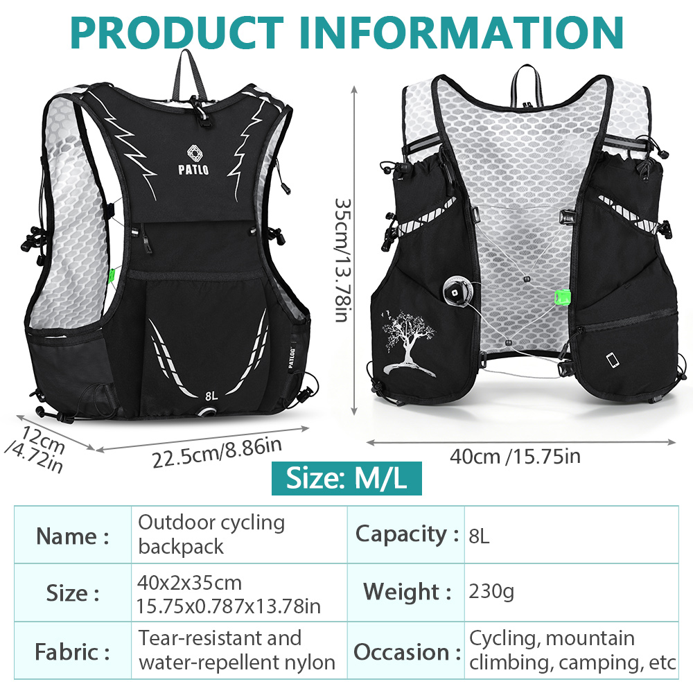 Новый ультралегкий рюкзак-жиле – обзор и цена Cycling Commute Backpack