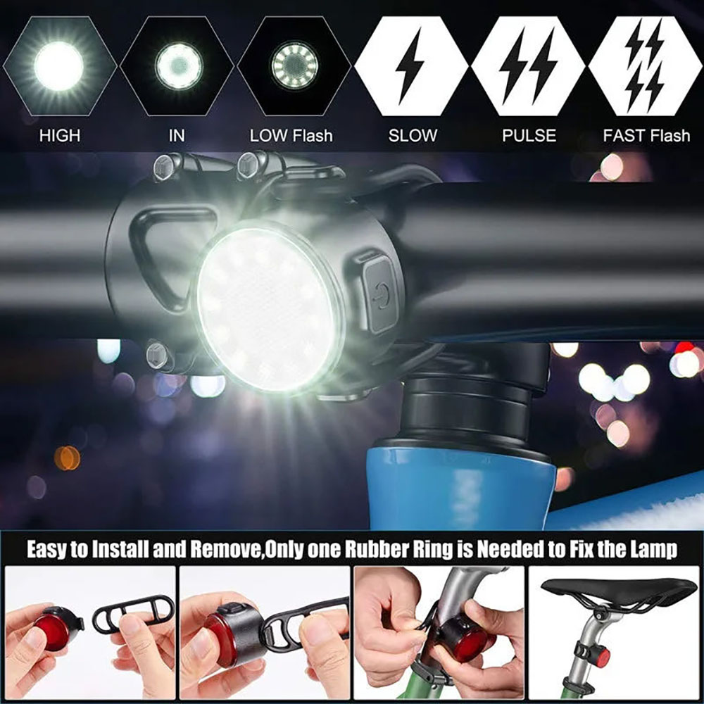 Набор водонепроницаемых светод – обзор и цена Bike Light Front Rear
